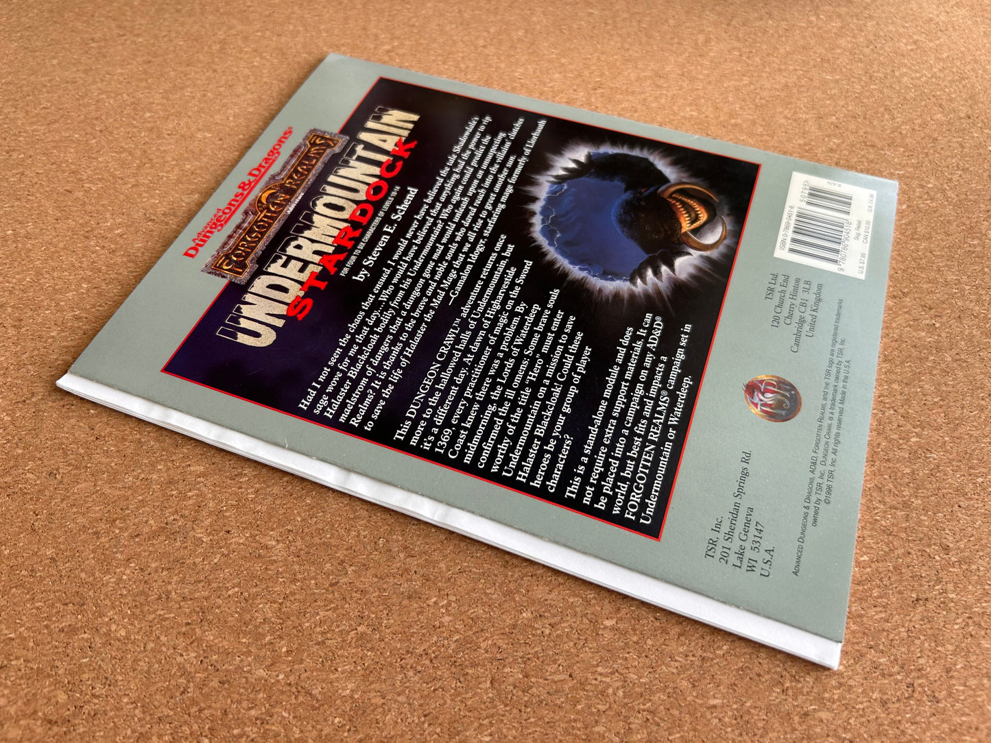 Advanced Dungeons & Dragons Forgotten Realms Adventure - Dungeon Crawl Undermountain Stardock - TSR9538 - Paperback (1996)