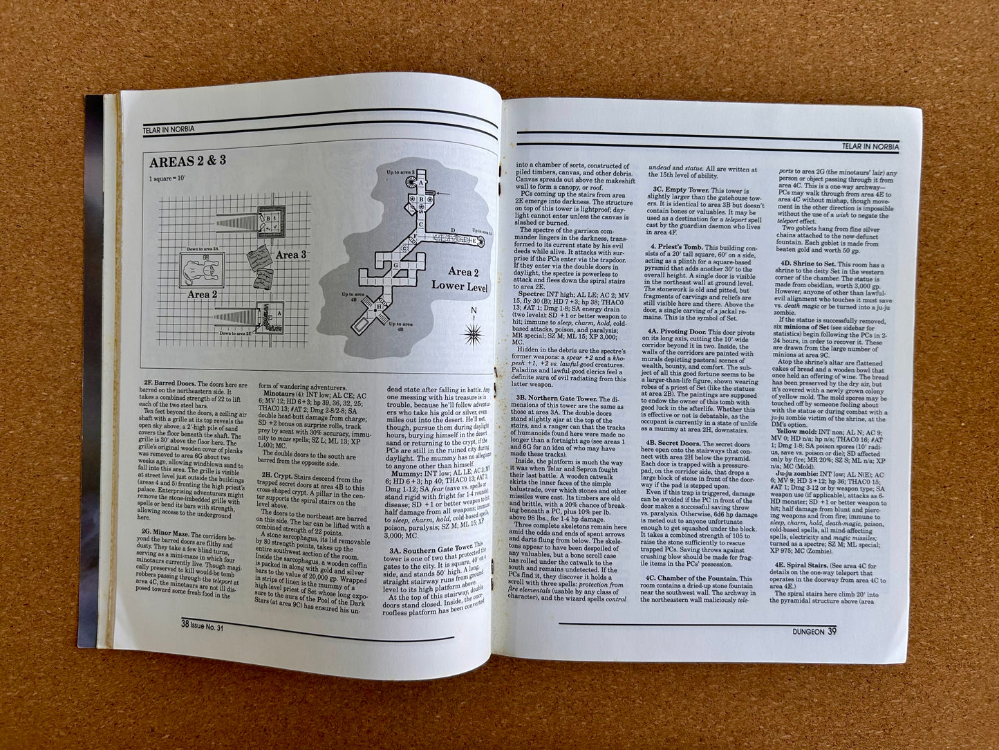 Dungeon Magazine Issue #31 - TSR Magazine (SEPT/OCT, 1991)