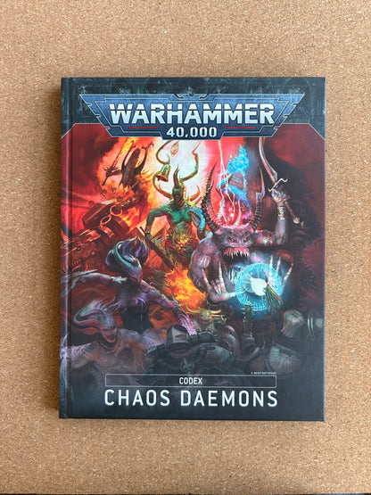 Warhammer 40K 9th Edition - Chaos Daemons Codex - Hardcover (2022)