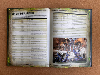 Warhammer 40K 8th Edition - Death Guard Codex - Games Workshop Hardcover (2017)