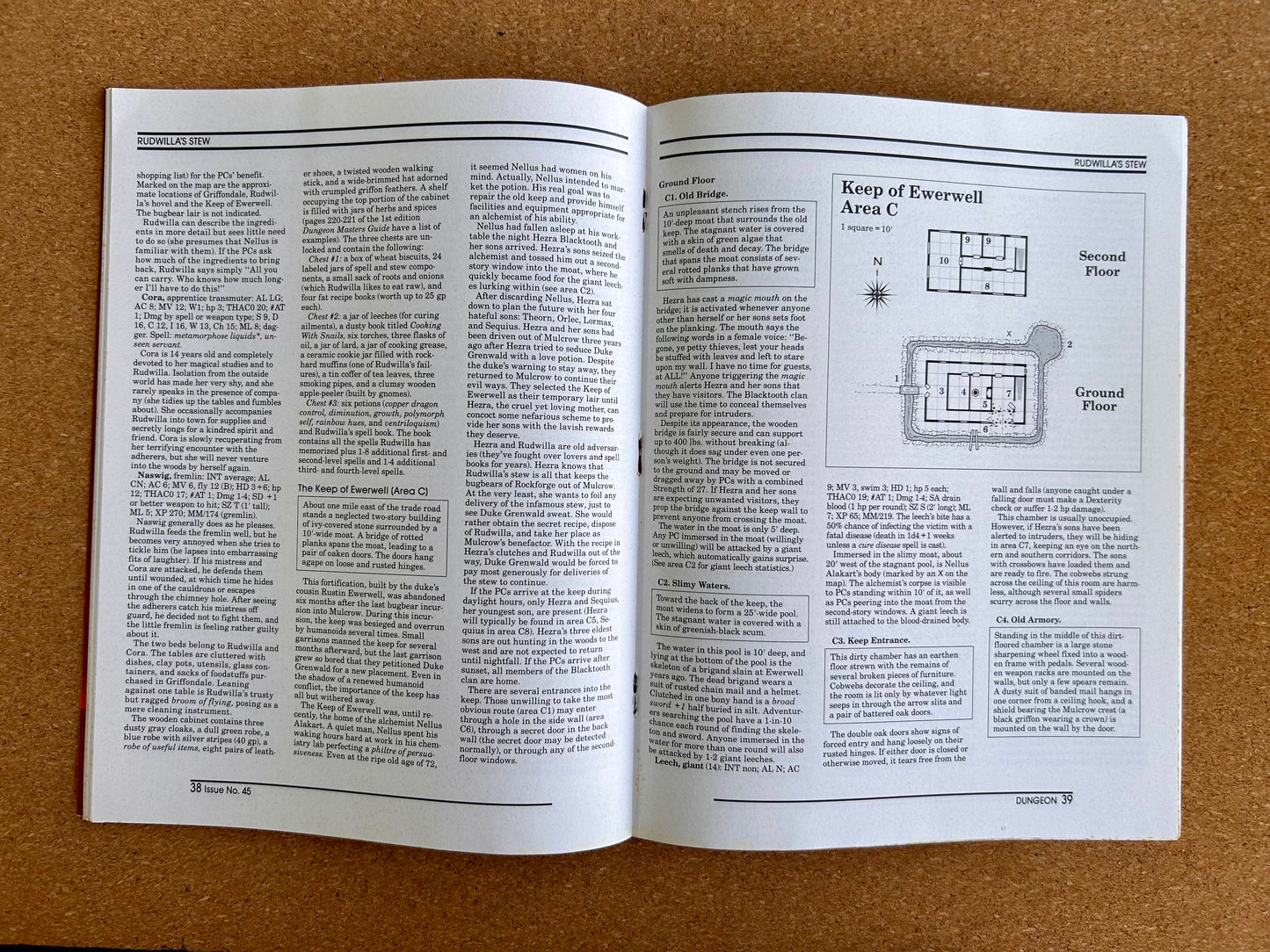 Dungeon Magazine Issue #45 - TSR Magazine (JAN/FEB, 1994)