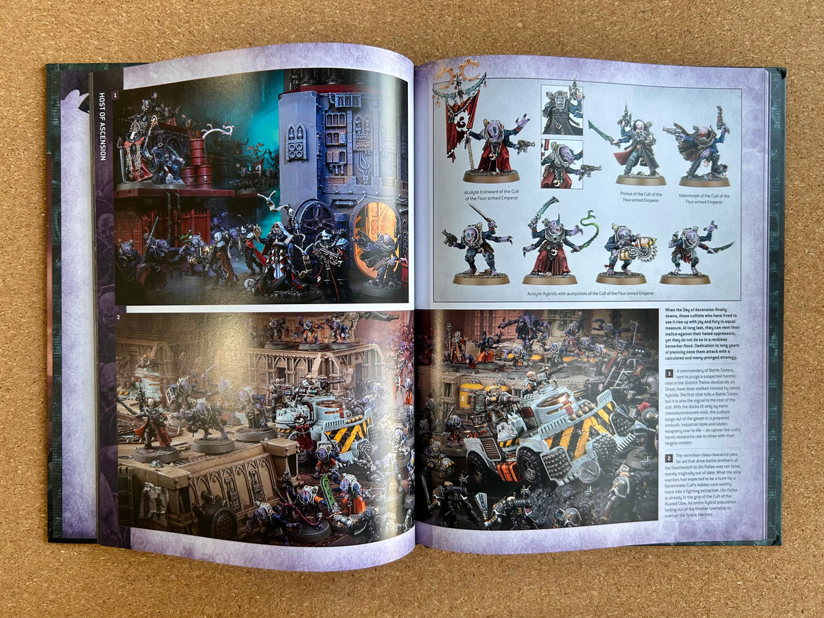 Warhammer 40K 10th Edition - Genestealer Cults Codex - Games Workshop Hardcover (2024)