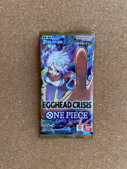 One Piece Card Game Booster Pack: Egghead Crisis EB-04 Japanese - Bandai Namco