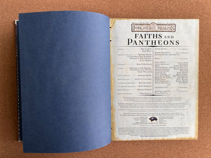Dungeons & Dragons 3.0/3.5 Forgotten Realms - Faiths & Pantheons - WOTC Hardcover (2002)