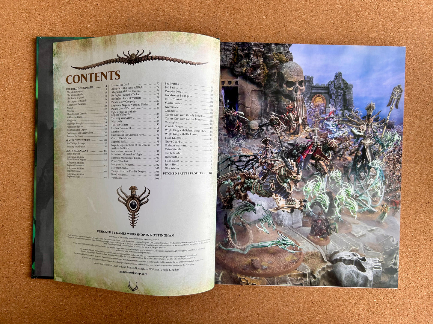Warhammer Age of Sigmar 2nd Edition - Death Battletome Legions of Nagash - Hardcover (2018)