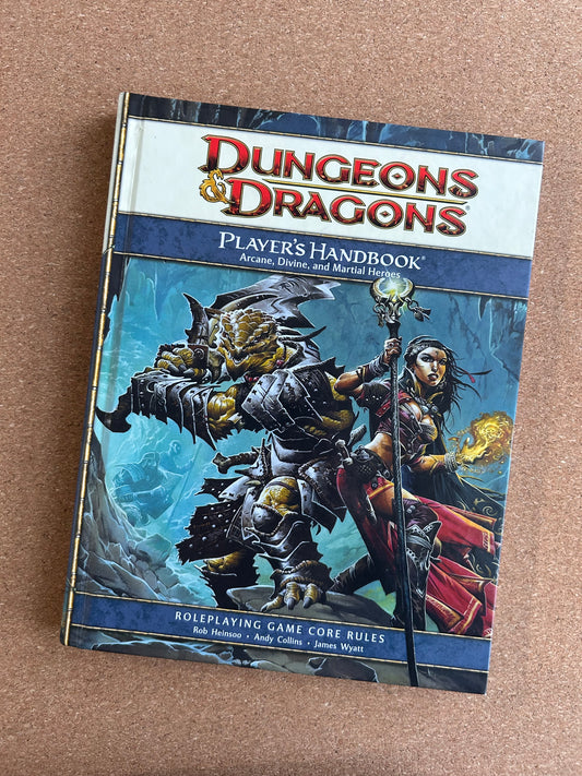 Dungeons & Dragons 4th Edition - Player’s Handbook - WOTC Hardcover (2008)