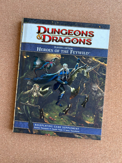 Dungeons & Dragons 4th Edition - Player’s Option: Heroes of the Feywild - WOTC Hardcover (2011)