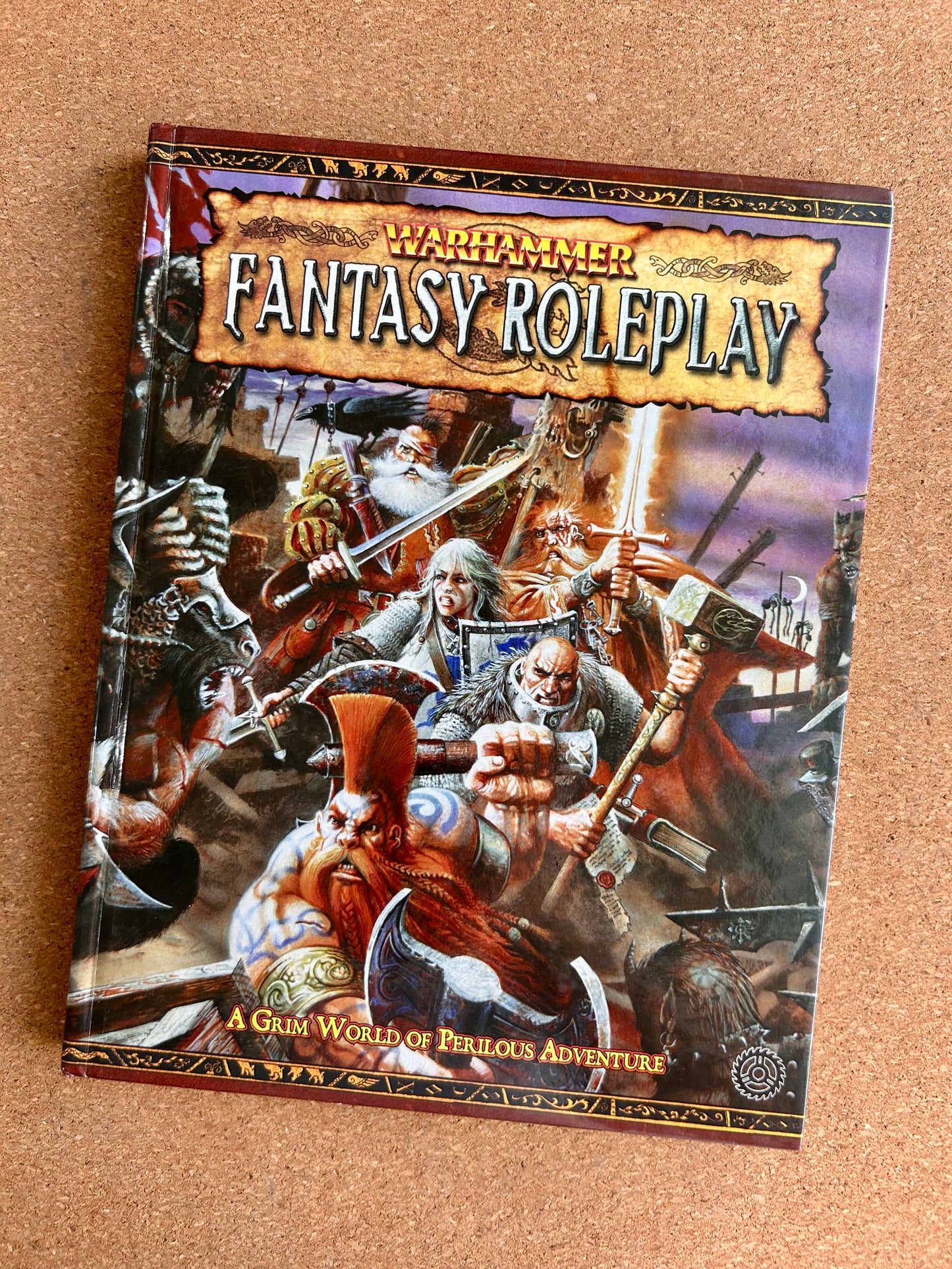 Warhammer Fantasy Roleplay 2nd Ed - Core Rulebook  - Black Library Hardcover (2005)