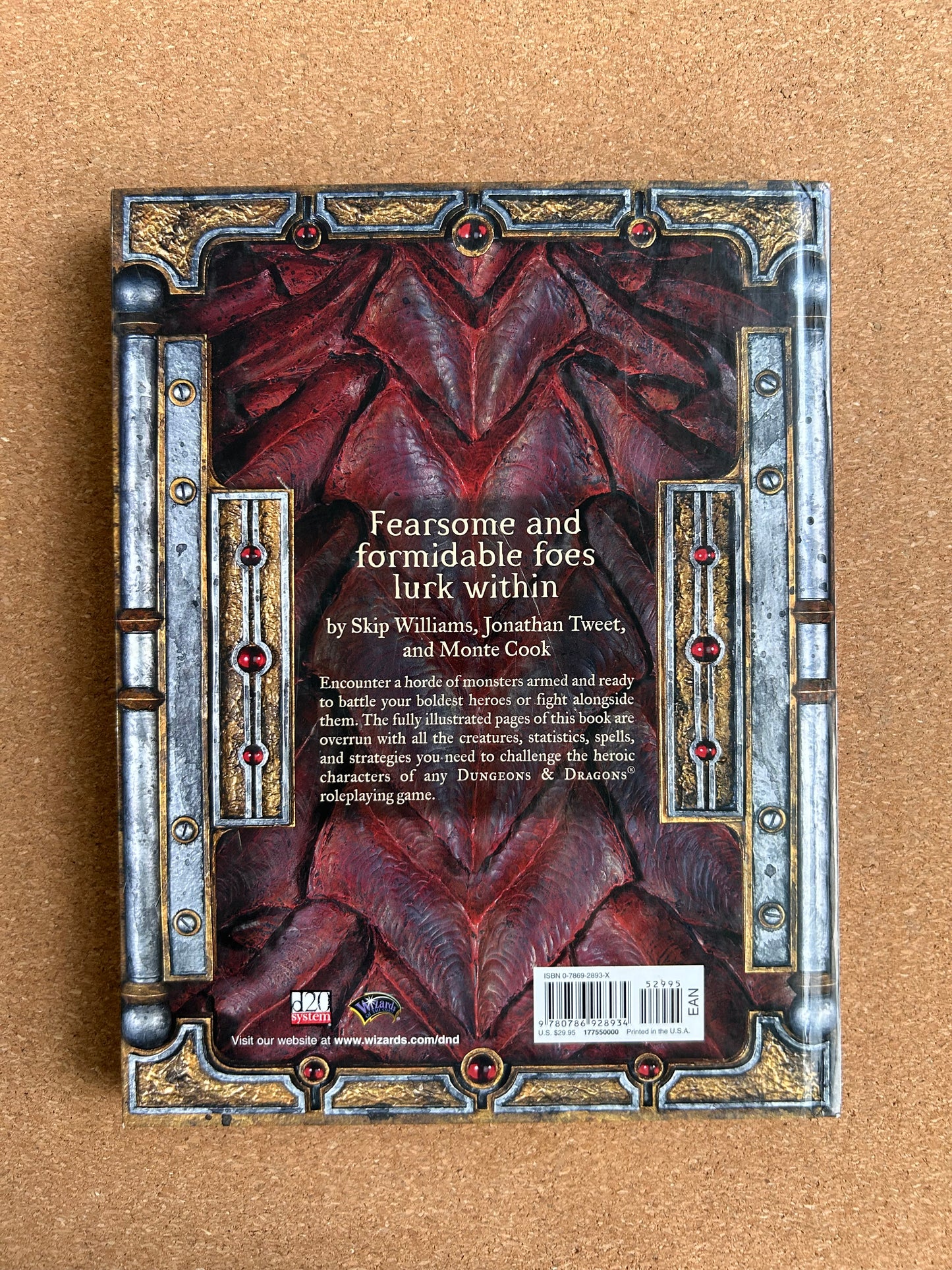 Dungeons & Dragons 3.0/3.5 - Monster Manual v3.5 - WOTC Hardcover (2003)