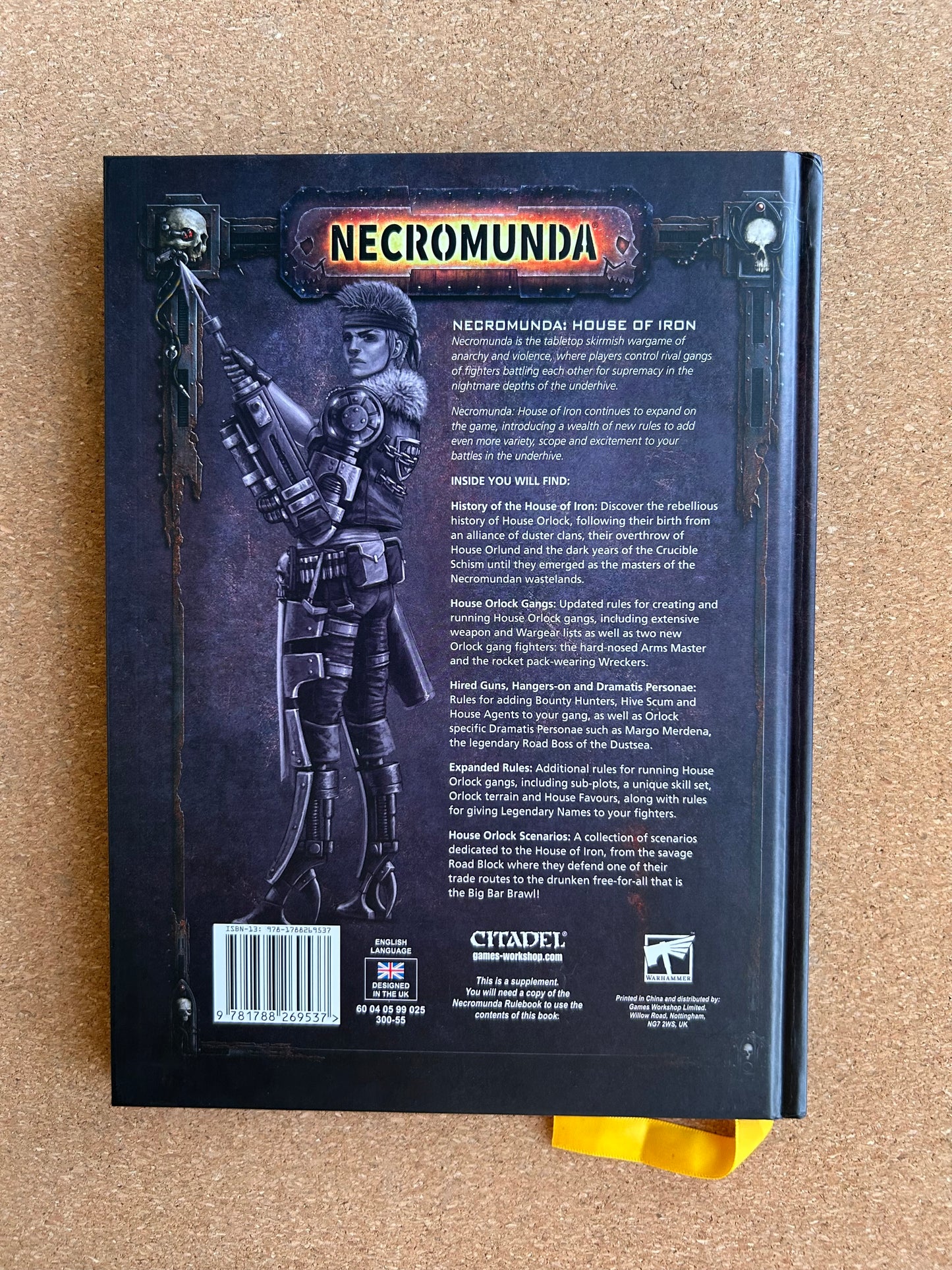 Warhammer 40K - Necromunda House of Iron - Games Workshop Hardcover (2020)