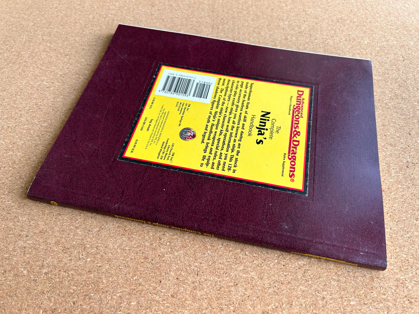 Advanced Dungeons & Dragons - The Complete Ninja’s Handbook - TSR2155 - Paperback (1995)