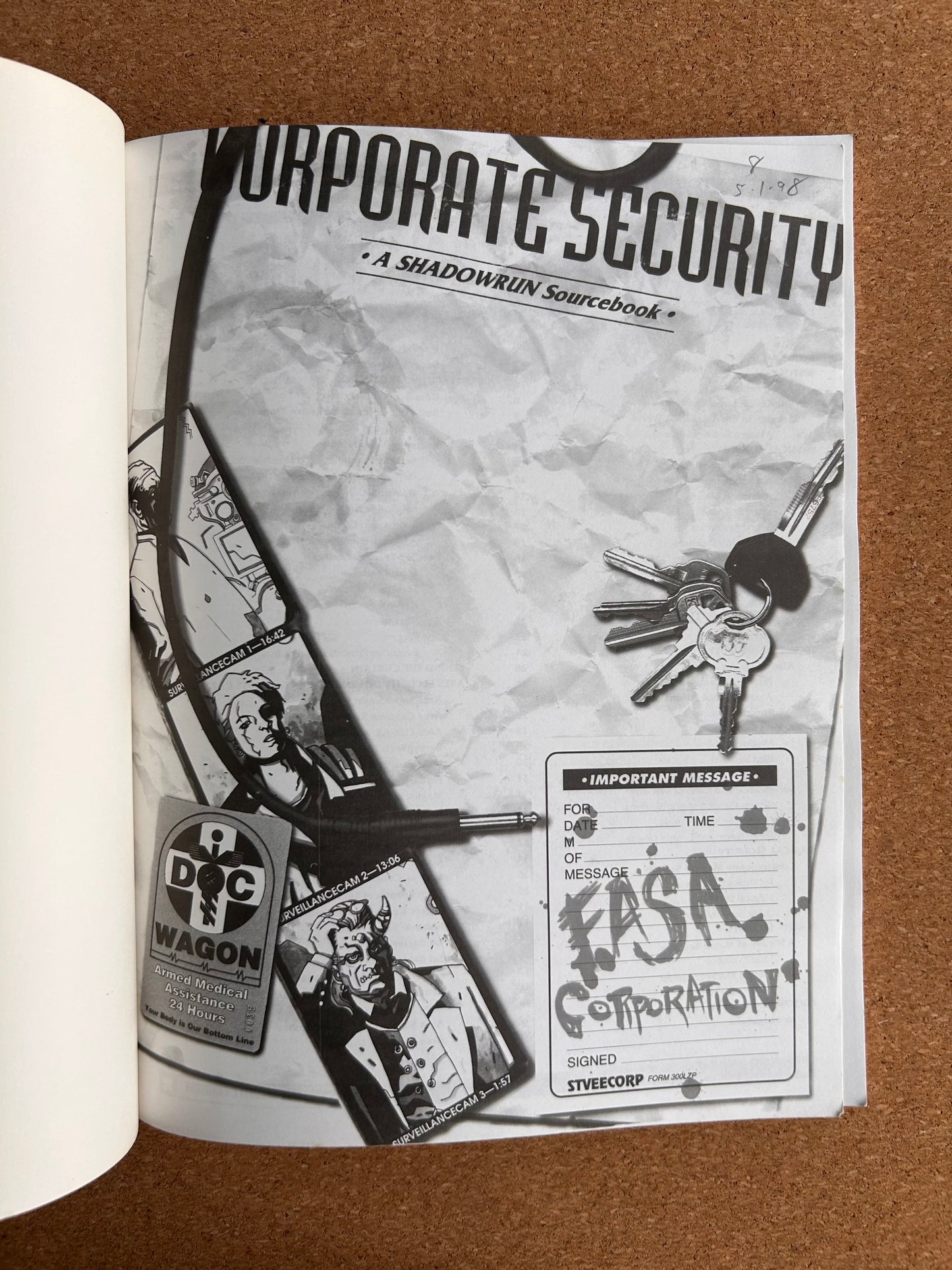 Shadowrun Second Edition - Corporate Security 7118 - FASA Paperback (1995)