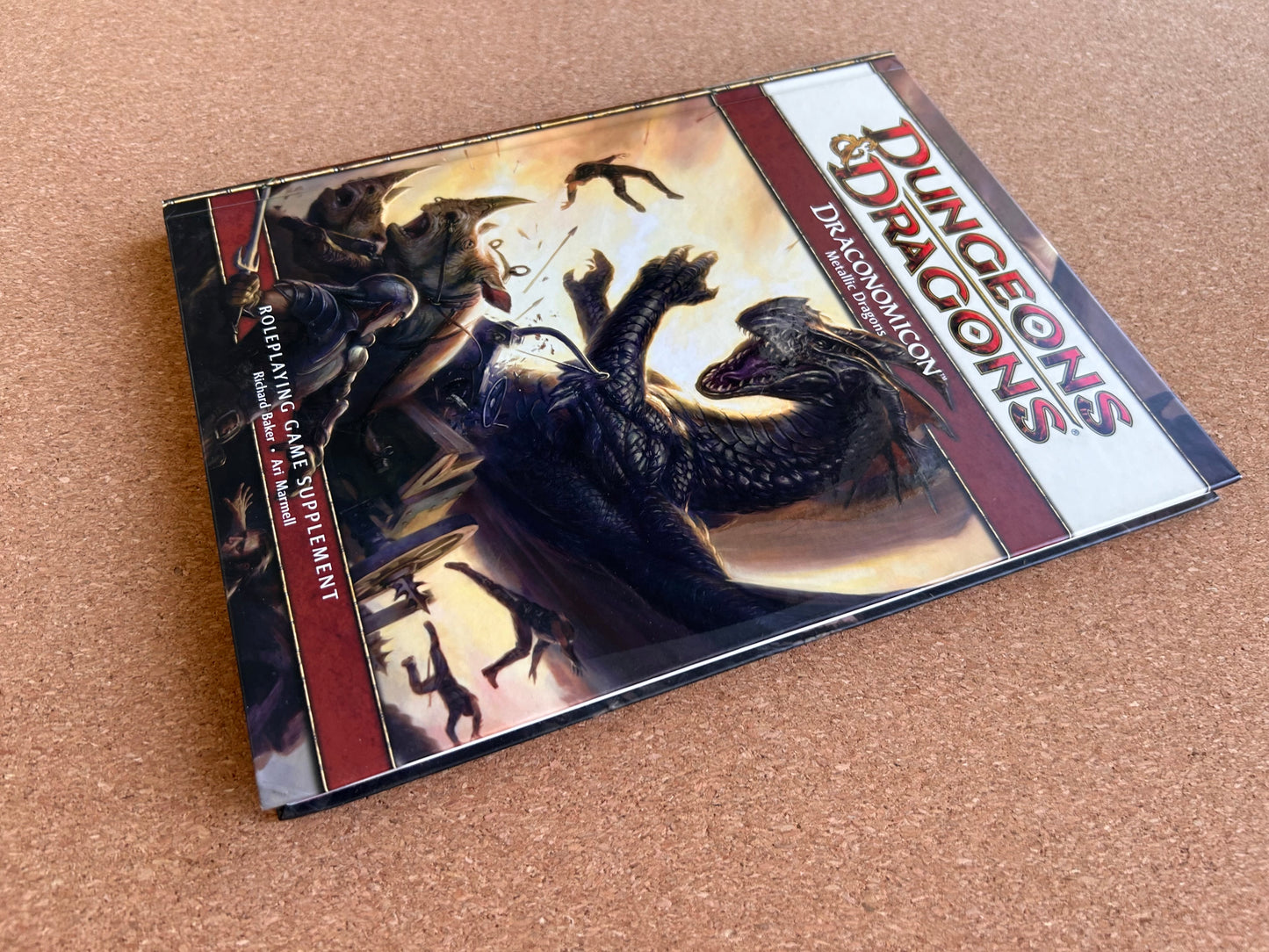 Dungeons & Dragons 4th Edition - Draconomicon Metallic Dragons - WOTC Hardcover (2009)