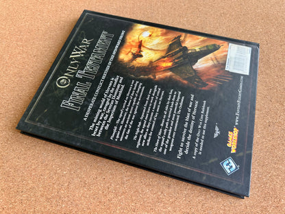 Warhammer 40K Roleplay: Only War - Final Testament - Hardcover (2012)