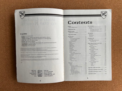 Advanced Dungeons & Dragons Forgotten Realms - Volo’s Guide to the North TSR9393 - Paperback (1993)