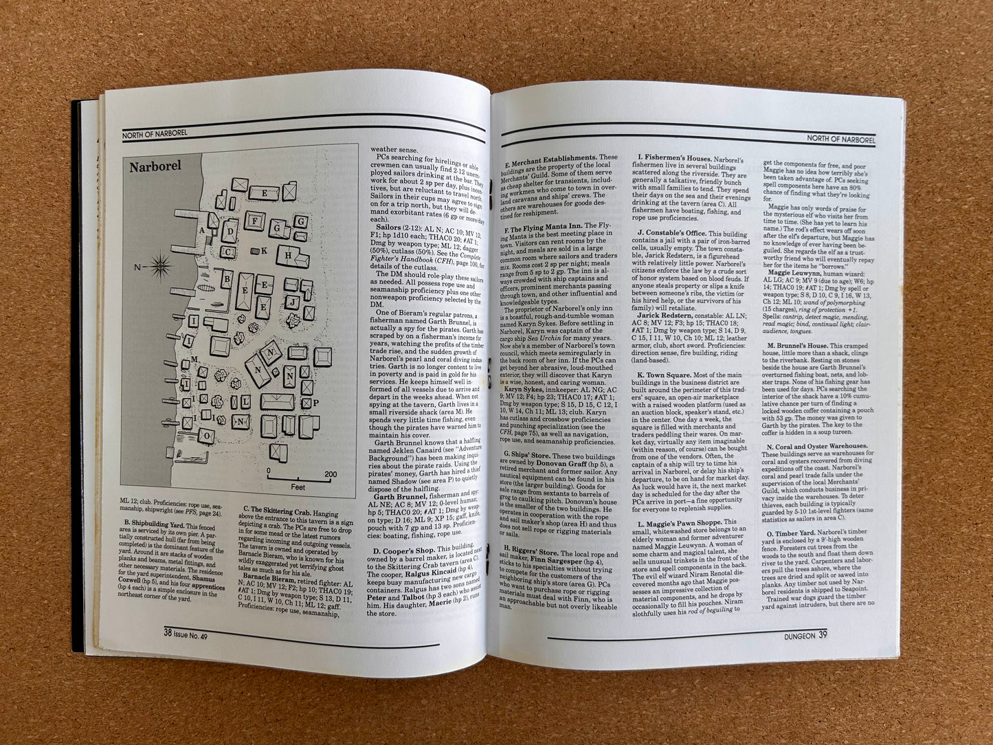 Dungeon Magazine Issue #49 - TSR Magazine (SEPT/OCT, 1994)