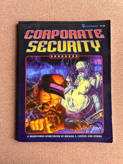 Shadowrun Second Edition - Corporate Security 7118 - FASA Paperback (1995)