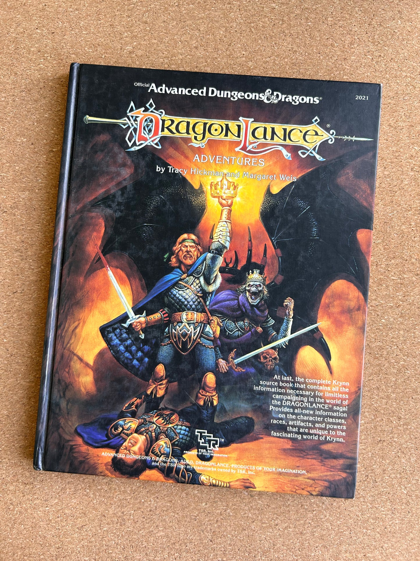 Advanced Dungeons & Dragons - Dragonlance Adventures TSR2021 Hardcover (1987)