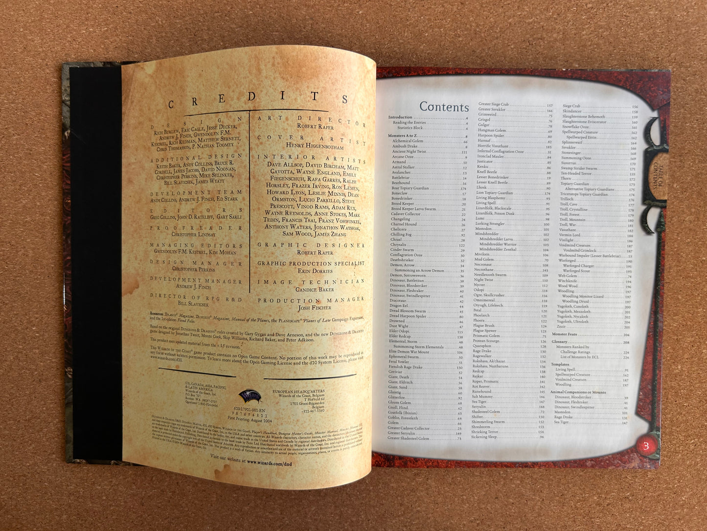 Dungeons & Dragons 3.0/3.5 - Monster Manual III - Hardcover (2004)