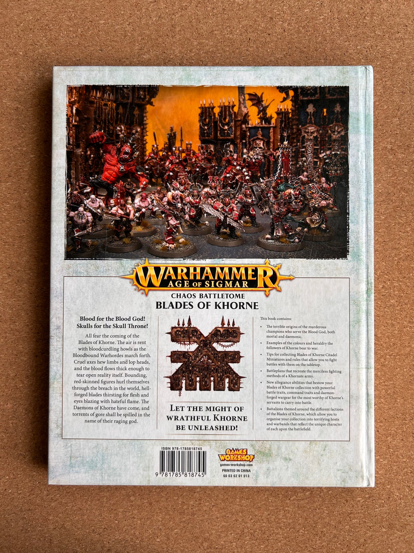Warhammer Age of Sigmar 1st Edition - Chaos Battletome Blades of Khorne - Hardcover (2017)