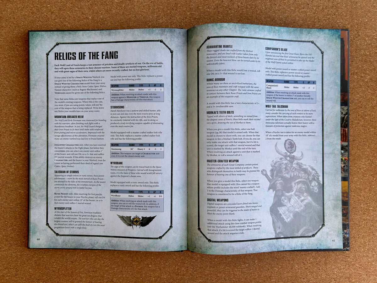 Warhammer 40K 8th Edition - Psychic Awakening Saga of the Beast - Games Workshop Hardcover (2020)