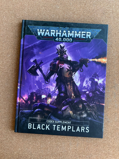 Warhammer 40K 9th Edition - Black Templars Codex - Hardcover (2021)