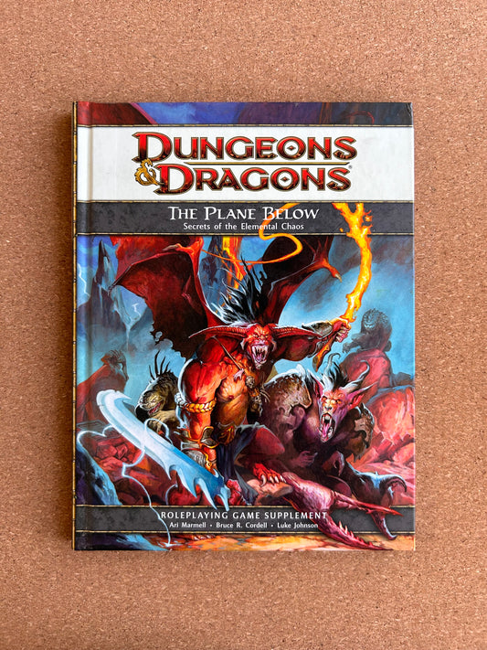 Dungeons & Dragons 4th Edition - The Plane Below - WOTC Hardcover (2009)