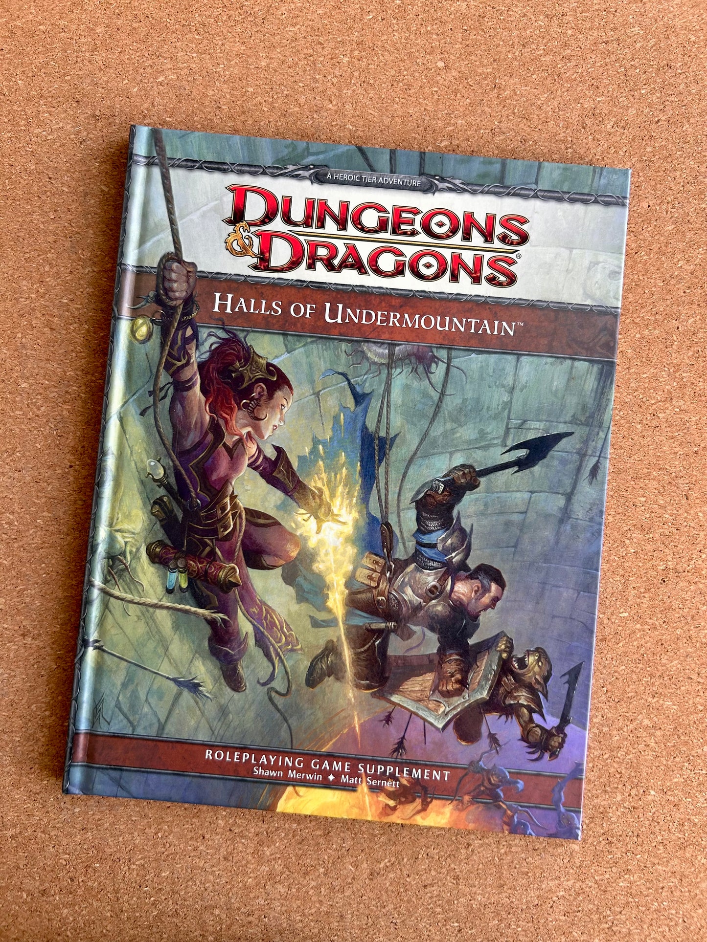 Dungeons & Dragons 4th Edition - Halls of Undermountain - WOTC Hardcover (2012) - No Map