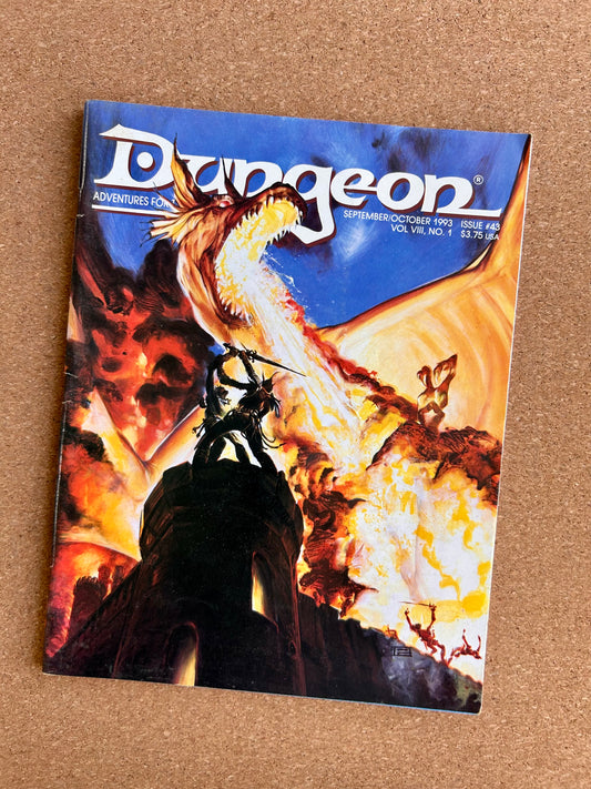 Dungeon Magazine Issue #43 - TSR Magazine (SEPT/OCT, 1993)