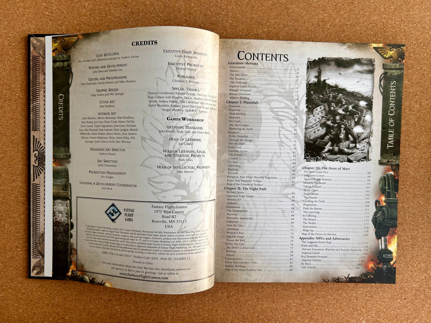 Warhammer 40K Roleplay: Only War - Final Testament - Hardcover (2012)