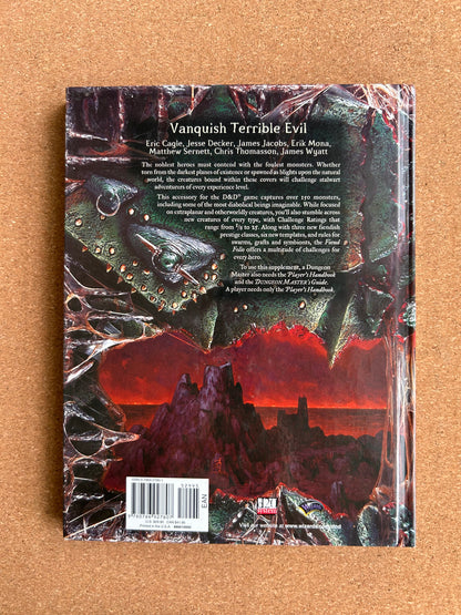 Dungeons & Dragons 3.0/3.5 - Fiend Folio - WOTC Hardcover (2003)