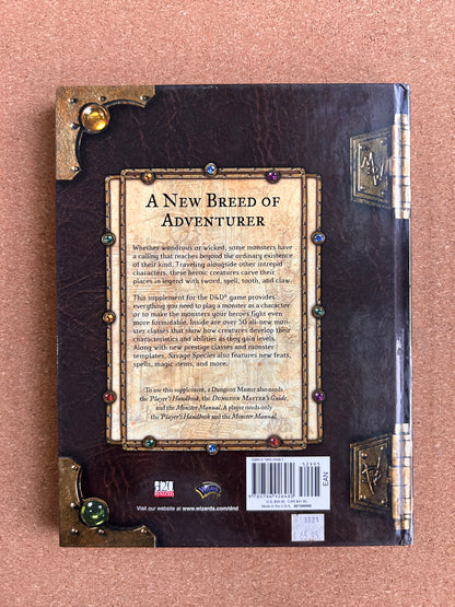 Dungeons & Dragons 3.0/3.5 - Savage Species - WOTC Hardcover (2003)