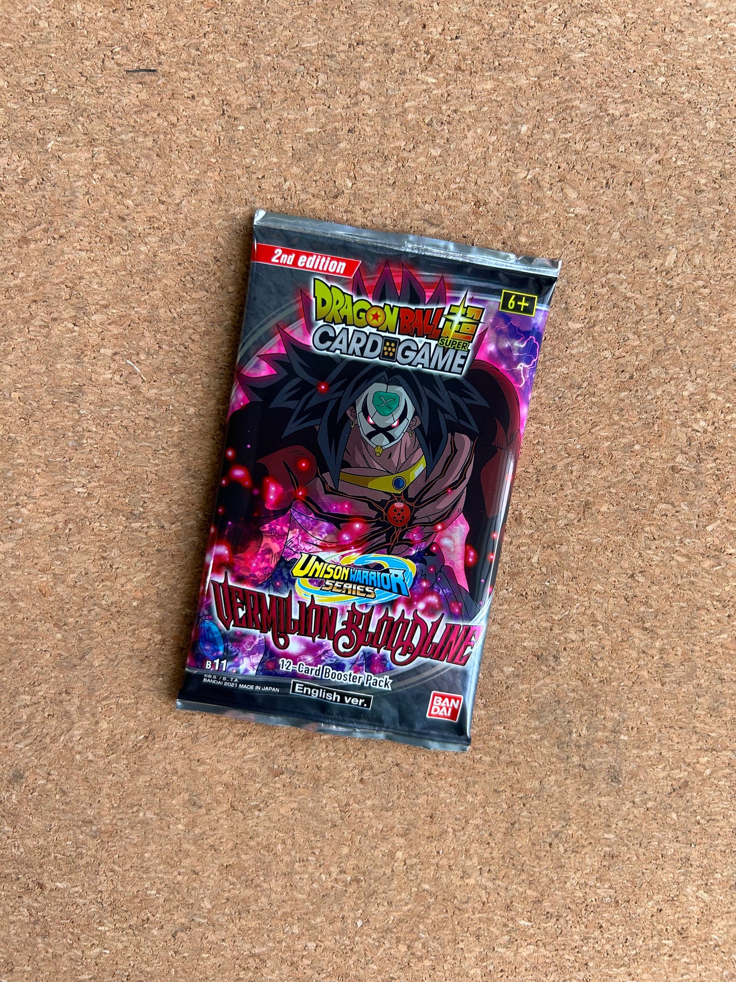 Dragon Ball Super Card Game: Vermilion Bloodline [B11] - 12 Card Booster Pack - English